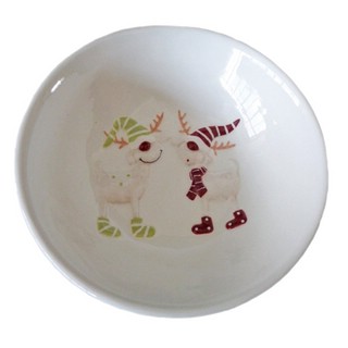 Тарелка 'Лоси' глубокая 17 см