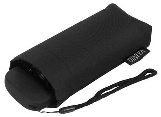 Зонт в сумку Diniya 2755, чёрный, механический 2