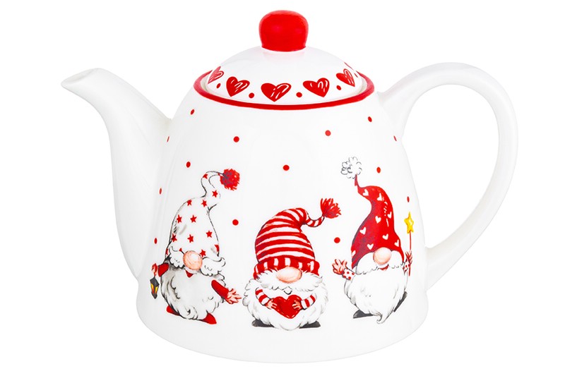 Чайник 850 мл 20*13*14 см 'Весёлые гномики'