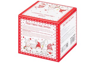 Подставка под лимон 'Весёлые гномики' на деревянной подставке, 12 см 6