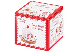 Подставка под лимон 'Весёлые гномики' на деревянной подставке, 12 см 3