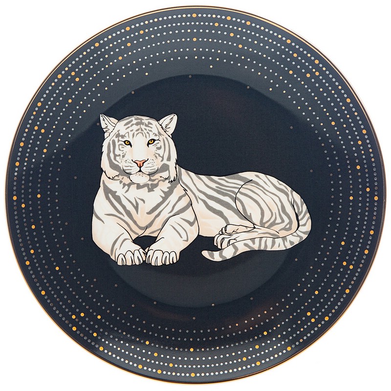 Тарелка закусочная 'Top Style. Тигр' d20.5 см