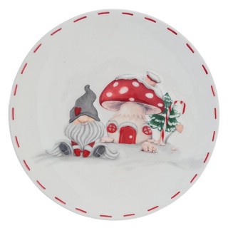 Тарелка 'Гномы', 20 см, фарфор