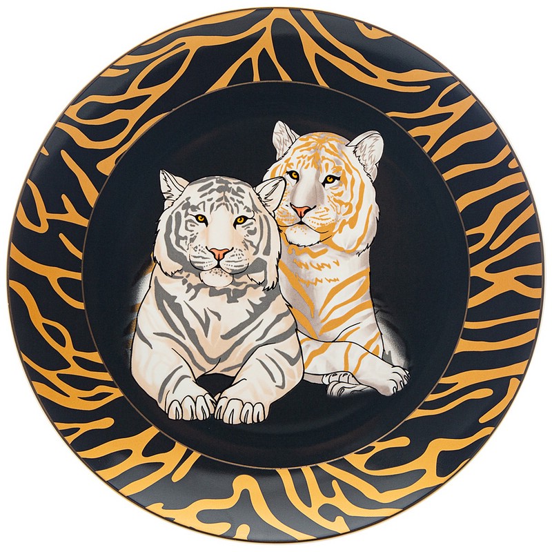 Тарелка обеденная 27 см 'Top Style' (рыжий)