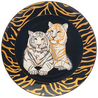 Тарелка обеденная 27 см 'Top Style' (рыжий)