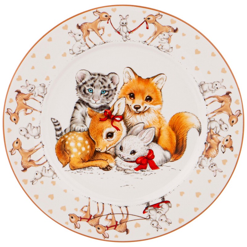 Тарелка закусочная 'Funny Friends' 21 см