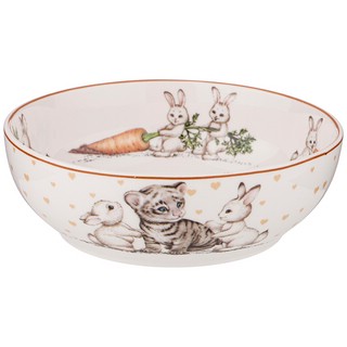 Салатник 'Funny Friends' 15,5х15,5х5 см (олененок и кролики) 2