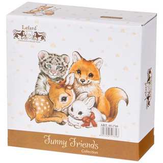 Салатник 'Funny Friends' 15,5х15,5х5 см (олененок и кролики) 3
