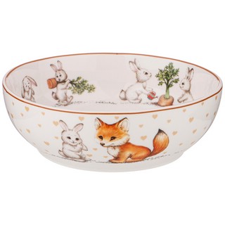 Салатник 'Funny Friends' 15,5х15,5х5 см (олененок и кролики) 4
