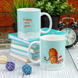 Кружка 'Happy New Year' тигр, артикул KW058-000439 5