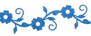 Тесьма декоративная ANNET из фетра, 1 м, голубой (D059)