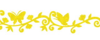 Тесьма декоративная ANNET из фетра, 1 м, желтый (G016)