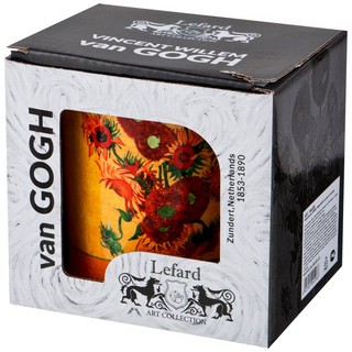 Кружка 'Подсолнухи' (Ван Гог) 420 мл, фарфор 2