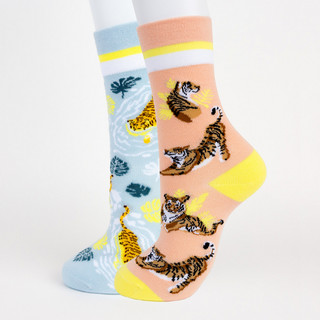 Две пары носков 'Тигры', разм.35-39, артикул KW009-001062 2