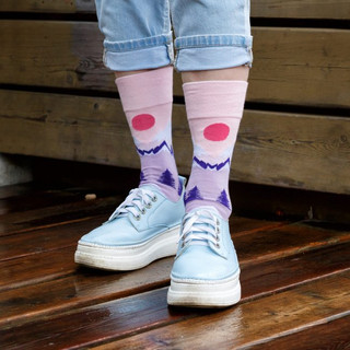 Носки 'Горы на закате', разм.35-39, артикул KW009-000904 3