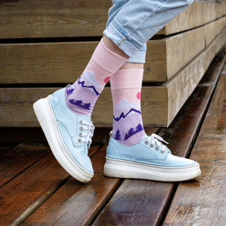 Носки 'Горы на закате', разм.35-39, артикул KW009-000904 4