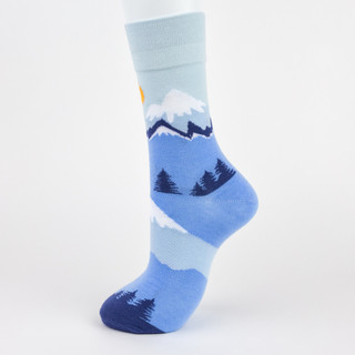 Носки 'Горы на закате', разм.40-45, артикул KW009-000927 2