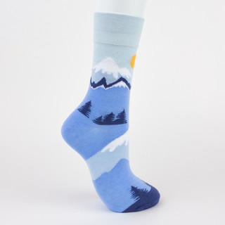 Носки 'Горы на закате', разм.40-45, артикул KW009-000927 4