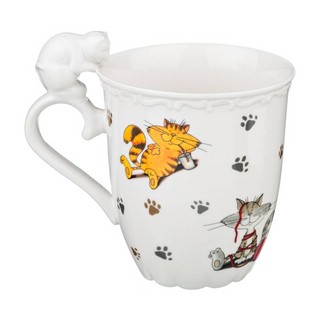Кружка 'Веселые друзья' 400 мл, фарфор 3
