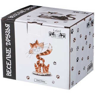 Кружка 'Веселые друзья' 440 мл, фарфор 2