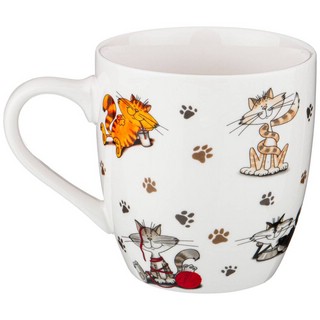 Кружка 'Веселые друзья' 440 мл, фарфор 3