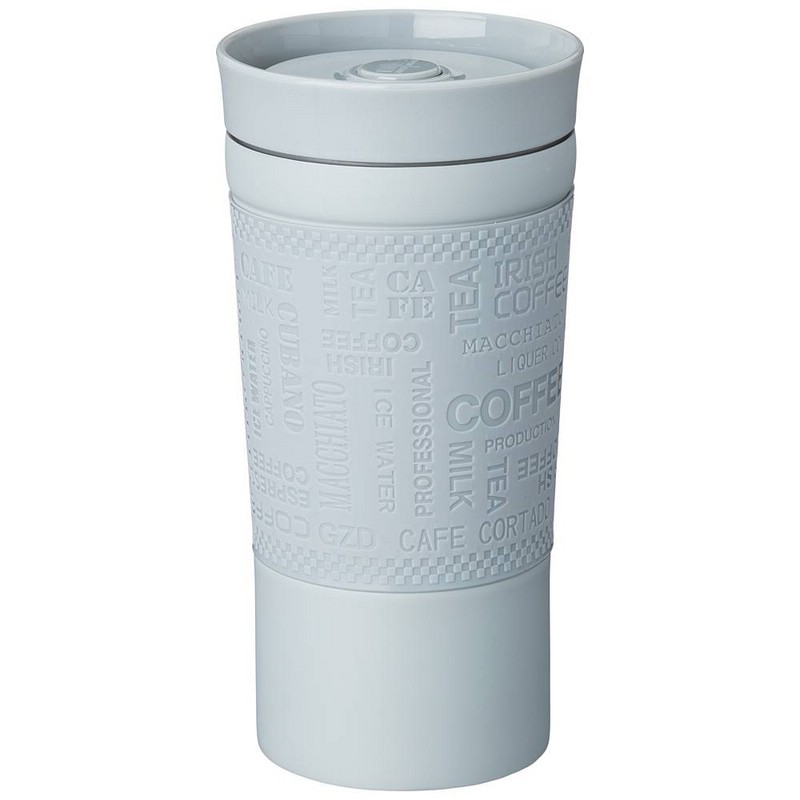 Термокружка 380 мл 'Тюдор', серая