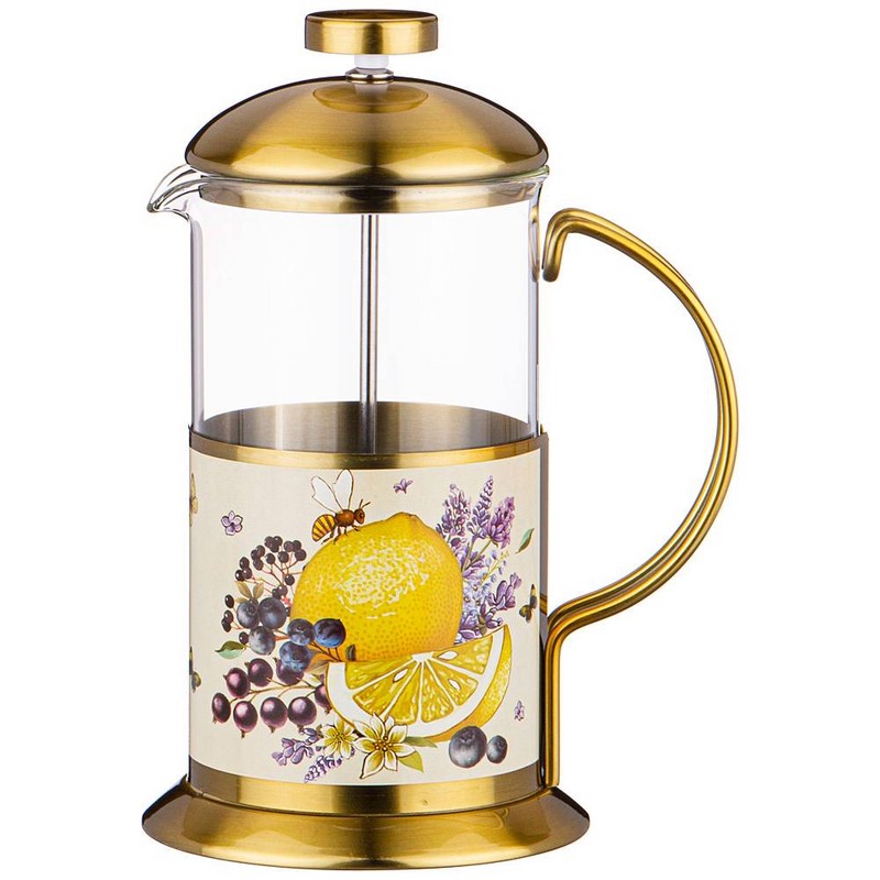Френч-пресс 'Прованс лимоны' 600 мл