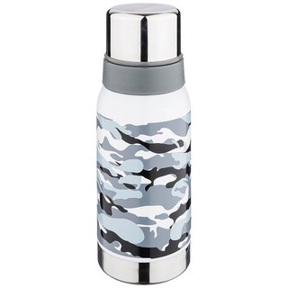 Термос с узким горлом и двумя крышками-чашками 600 мл