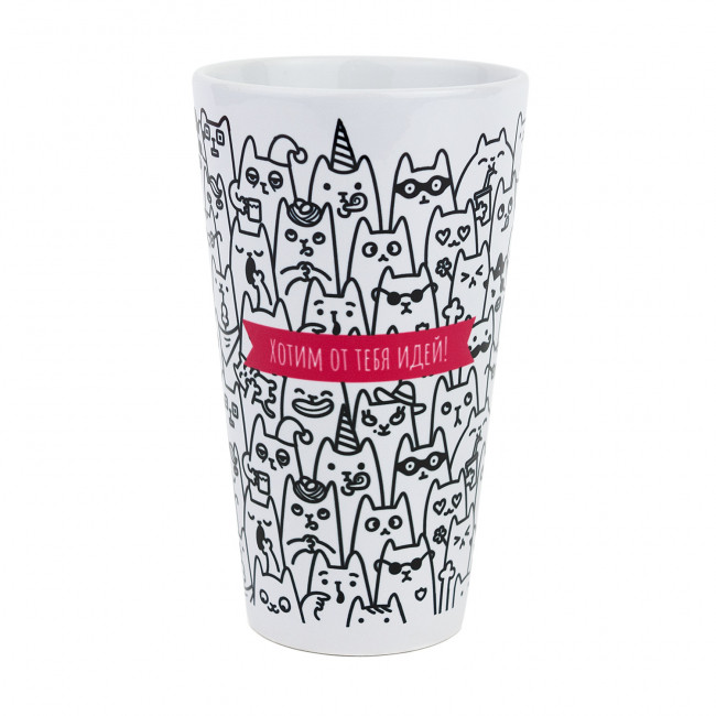 Кружка большая 'Хотим идей', артикул KW058-000467