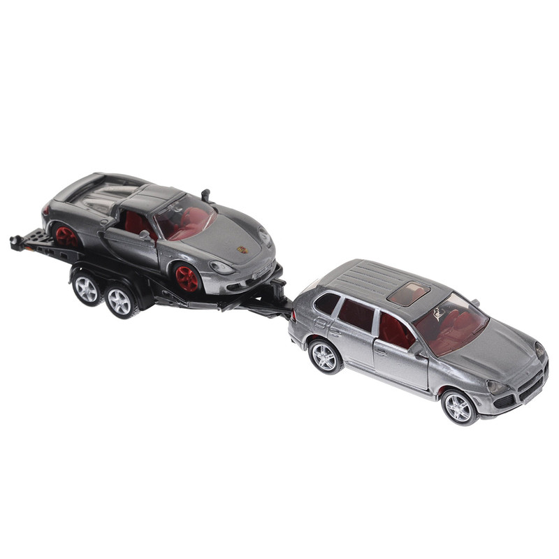 Siku Porsche Cayenne Turbo с прицепом