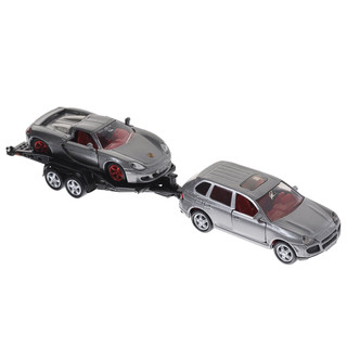 Siku Porsche Cayenne Turbo с прицепом