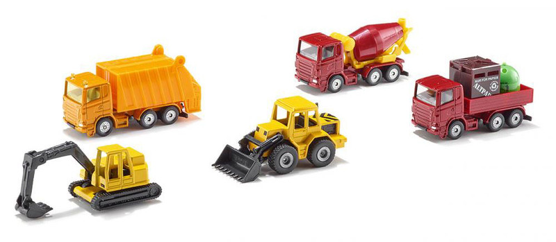 Набор машинок, 5 шт, строительная техника