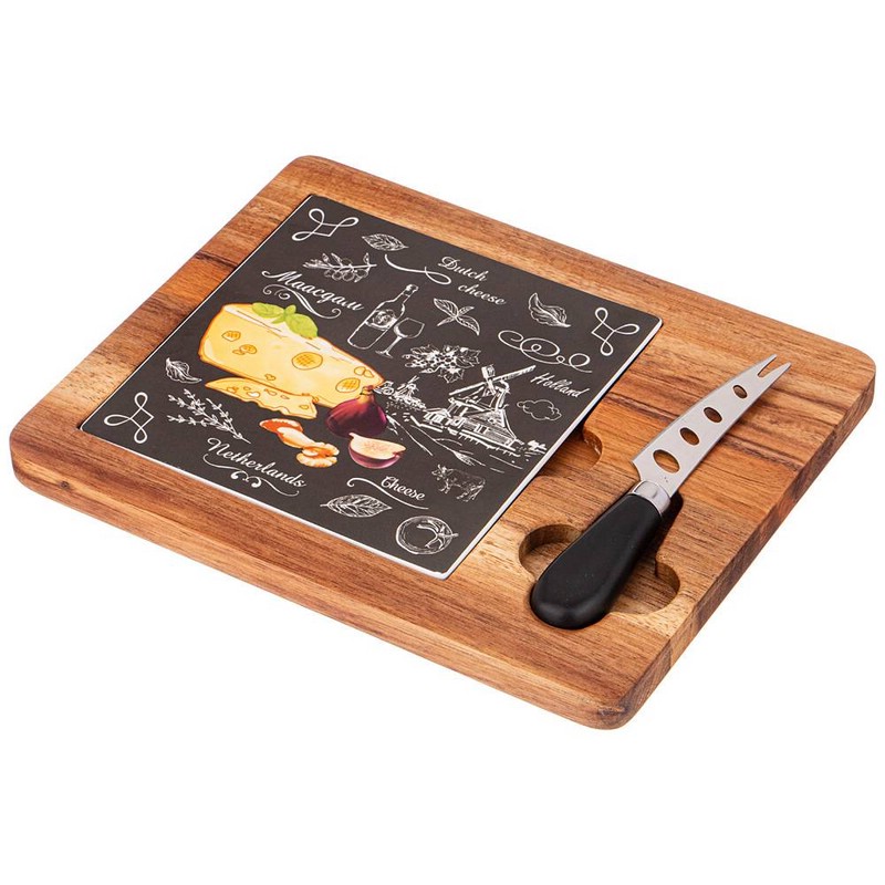 Набор для сыра 'Секретные ингредиенты' 2 предмета, 25х20х2.5 см