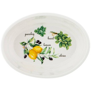 Салатник овальный 'Секретные ингредиенты' 17.5х13х6 см, с пластиковой крышкой 5