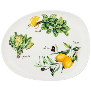 Тарелка обеденная 'Секретные ингредиенты' 27,5х22,5х2,5 см 1