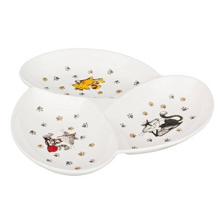 Менажница 3-х секционная 'Веселые друзья' 26 см