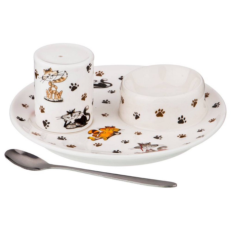 Набор для завтрака 'Весёлые друзья' 3 предмета