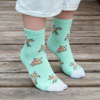 Носки 'Оленёнок и бабочка', разм.35-39, артикул KW009-001013 9