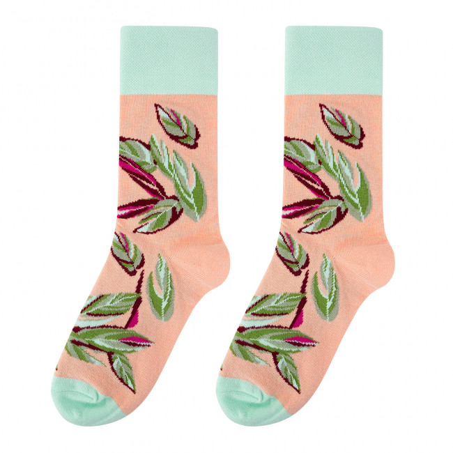 Носки 'Листья', разм.35-39, артикул KW009-000908