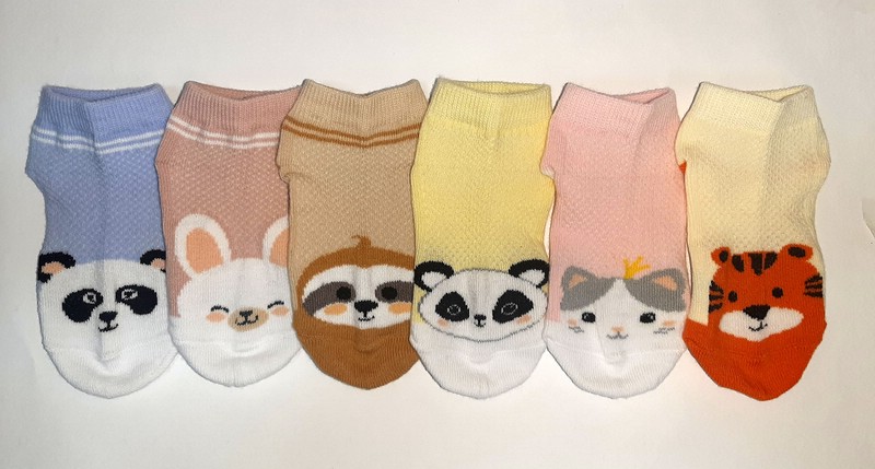 Детские носочки для лета с сетчатым переплетением и комьютерным рисунком