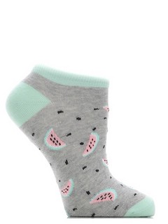 Женские носки с компьютерным  рисунком