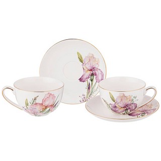 Чайный набор 'Ирисы' (Irises) на 2 персоны, 4 предмета, 280 м...
