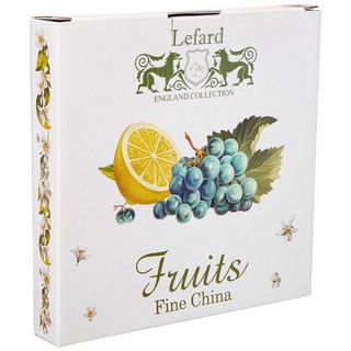 Набор тарелок обеденных 'Фрукты' 2 шт, d25.5 см 2