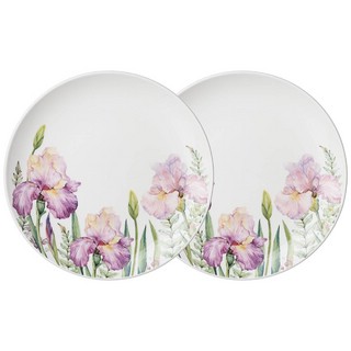 Набор тарелок закусочных 'Ирисы' (Irises) из 2х шт, d 20.5 см...