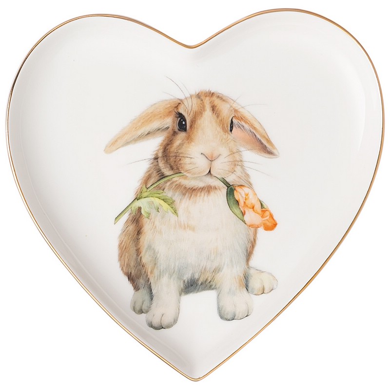 Тарелка-сердце 'Sense' 15 см (кролик)