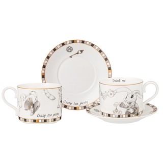 Чайный набор на 2 персоны 'Wonderland' 4 предмета, 300 мл
