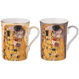 Набор кружек 'Поцелуй (Климт)' из 2х штук, 300 мл