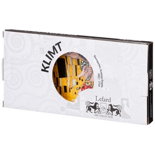 Блюдо прямоугольное 'Поцелуй (Климт)' 31 см 2