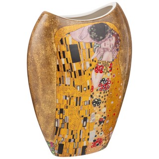 Ваза 'Поцелуй (Климт)' золотая 25.5 см 3