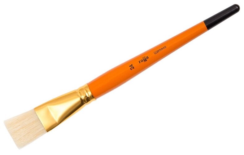 Кисть щетина, плоская, №24